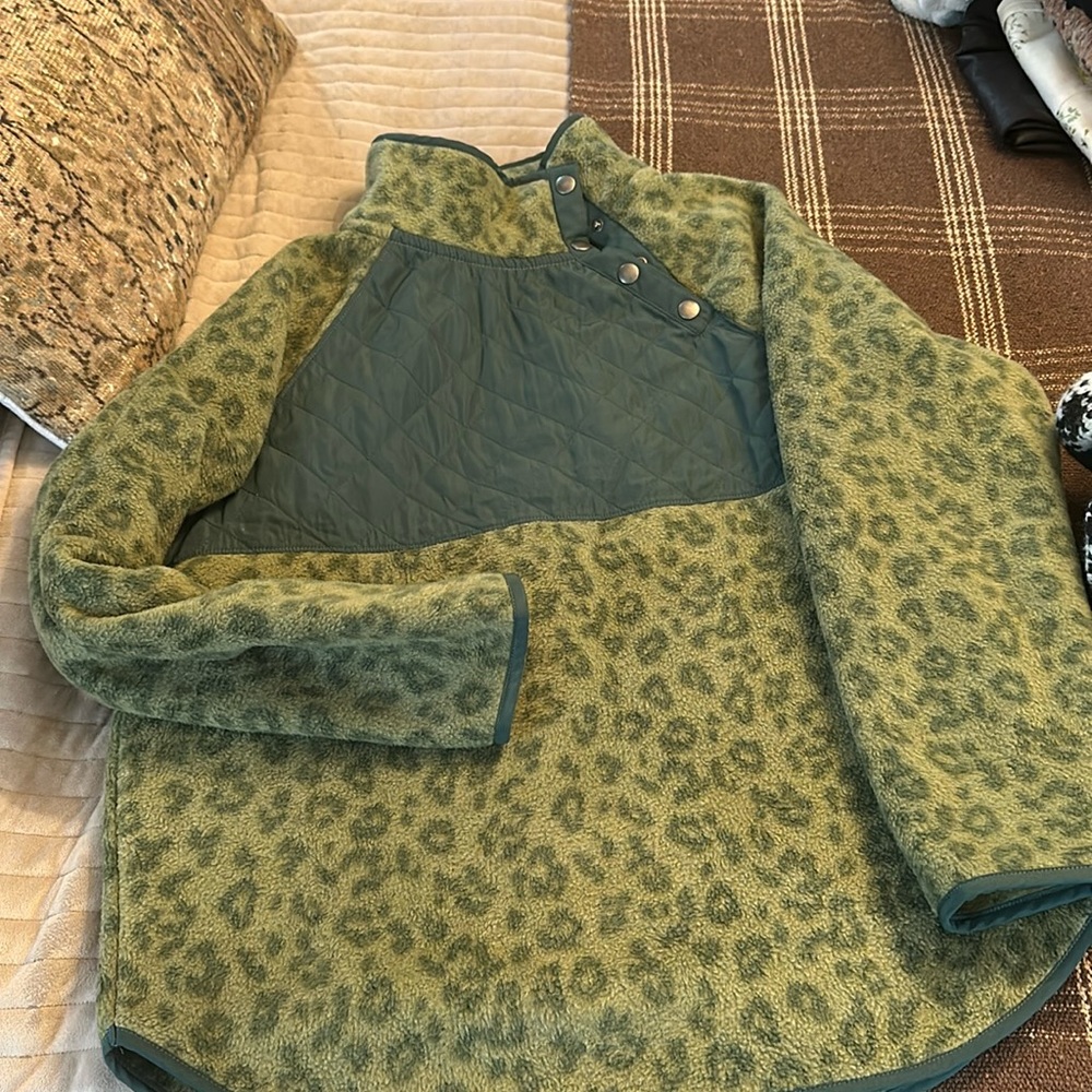 J crew pullover fleece